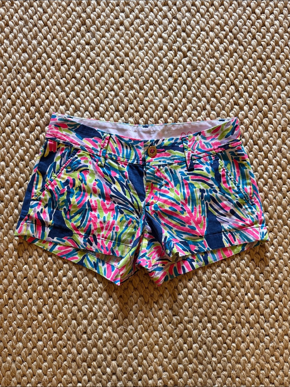 Lilly Pulitzer Multicolor Tropical Print Shorts
